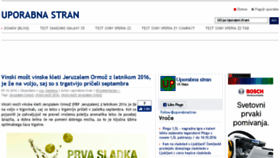 What Uporabnastran.si website looked like in 2016 (7 years ago)