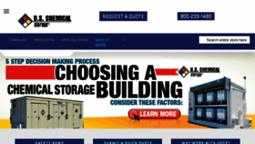 What Uschemicalstorage.com website looked like in 2016 (7 years ago)