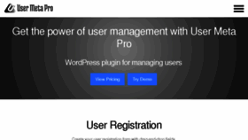 What User-meta.com website looked like in 2016 (7 years ago)