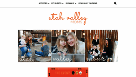 What Utahcountymoms.com website looked like in 2016 (7 years ago)