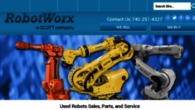 What Used-robots.com website looked like in 2016 (7 years ago)