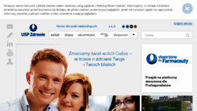 What Uspzdrowie.pl website looked like in 2016 (7 years ago)
