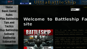 What Ultrabattleship.com website looked like in 2016 (7 years ago)
