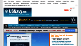 What Usnavy.com website looked like in 2016 (7 years ago)