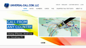 What Universal-call.com website looked like in 2016 (7 years ago)