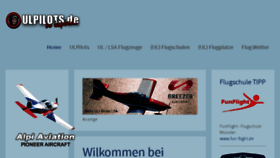 What Ulpilots.de website looked like in 2016 (7 years ago)