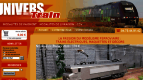 What Univers-train.com website looked like in 2016 (7 years ago)