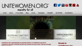 What Unitewomen.org website looked like in 2016 (7 years ago)
