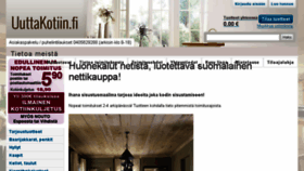 What Uuttakotiin.fi website looked like in 2016 (7 years ago)