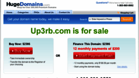 What Up3rb.com website looked like in 2016 (7 years ago)