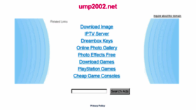 What Ump2002.net website looked like in 2016 (7 years ago)