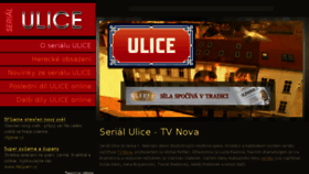 What Ulice-serial.cz website looked like in 2016 (7 years ago)