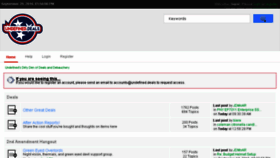 What Undefined.deals website looked like in 2016 (8 years ago)