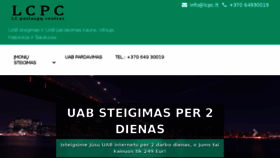 What Uab-steigimas.lt website looked like in 2016 (7 years ago)