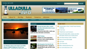 What Ulladulla.info website looked like in 2016 (7 years ago)