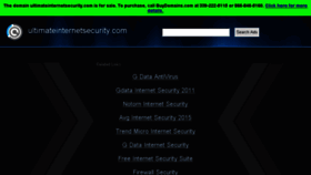 What Ultimateinternetsecurity.com website looked like in 2016 (7 years ago)