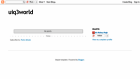 What Uiq3world.blogspot.com website looked like in 2016 (7 years ago)