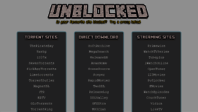 What Unblocked.ist website looked like in 2016 (7 years ago)
