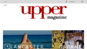 What Uppermagazine.it website looked like in 2016 (7 years ago)