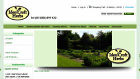 What Uk-herbs.com website looked like in 2016 (7 years ago)
