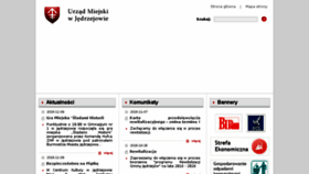What Umjedrzejow.pl website looked like in 2016 (7 years ago)