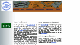 What Uebersetzer-studium.de website looked like in 2016 (7 years ago)
