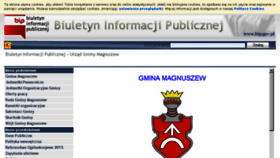 What Ugmagnuszew.bip.org.pl website looked like in 2016 (7 years ago)