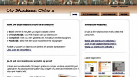 What Uwstamboomonline.nl website looked like in 2016 (7 years ago)