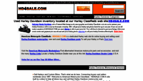 What Used-harley-davidsons.com website looked like in 2016 (7 years ago)