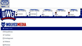 What Uwgsports.com website looked like in 2016 (7 years ago)