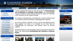 What Unterkunft-duhnen.de website looked like in 2016 (7 years ago)