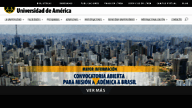 What Uamerica.edu.co website looked like in 2016 (9 years ago)