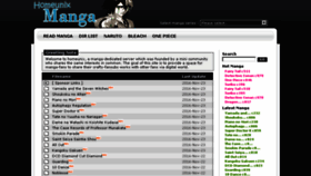 What Unixmanga.co website looked like in 2016 (7 years ago)