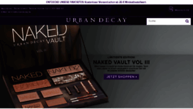 What Urbandecay.de website looked like in 2016 (7 years ago)