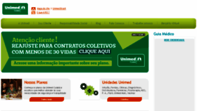 What Unimedcuiaba.com.br website looked like in 2016 (7 years ago)