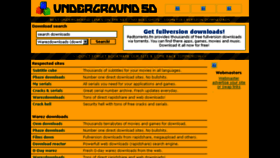 What Underground50.com website looked like in 2016 (7 years ago)