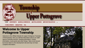 What Upperpottsgrovetownship.org website looked like in 2016 (7 years ago)