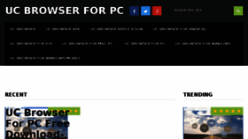 What Ucbrowserforpcc.com website looked like in 2016 (7 years ago)