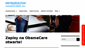 What Ubezpieczenia.us website looked like in 2016 (7 years ago)