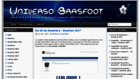 What Universobrasfoot.net website looked like in 2016 (7 years ago)