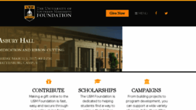 What Usmfoundation.com website looked like in 2016 (7 years ago)