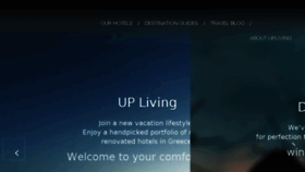 What Uplivinggreece.com website looked like in 2016 (7 years ago)