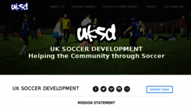 What Uksd.org website looked like in 2016 (7 years ago)
