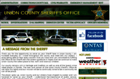 What Unionsheriff.us website looked like in 2016 (7 years ago)