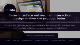 What Userflow.nl website looked like in 2016 (7 years ago)