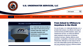 What Usunderwaterservices.com website looked like in 2016 (7 years ago)