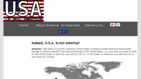 What Usaisnotamerica.com website looked like in 2016 (7 years ago)