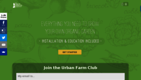 What Urbanfarmcolorado.com website looked like in 2016 (7 years ago)
