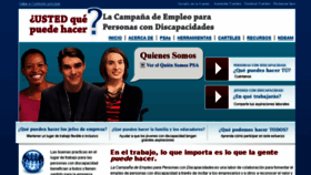 What Ustedquepuedehacer.org website looked like in 2016 (7 years ago)