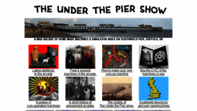 What Underthepier.com website looked like in 2016 (7 years ago)